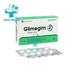 GLIMEGIM 2 - Thuốc điều trị bệnh đái tháo đường tuýp 2 hiệu quả